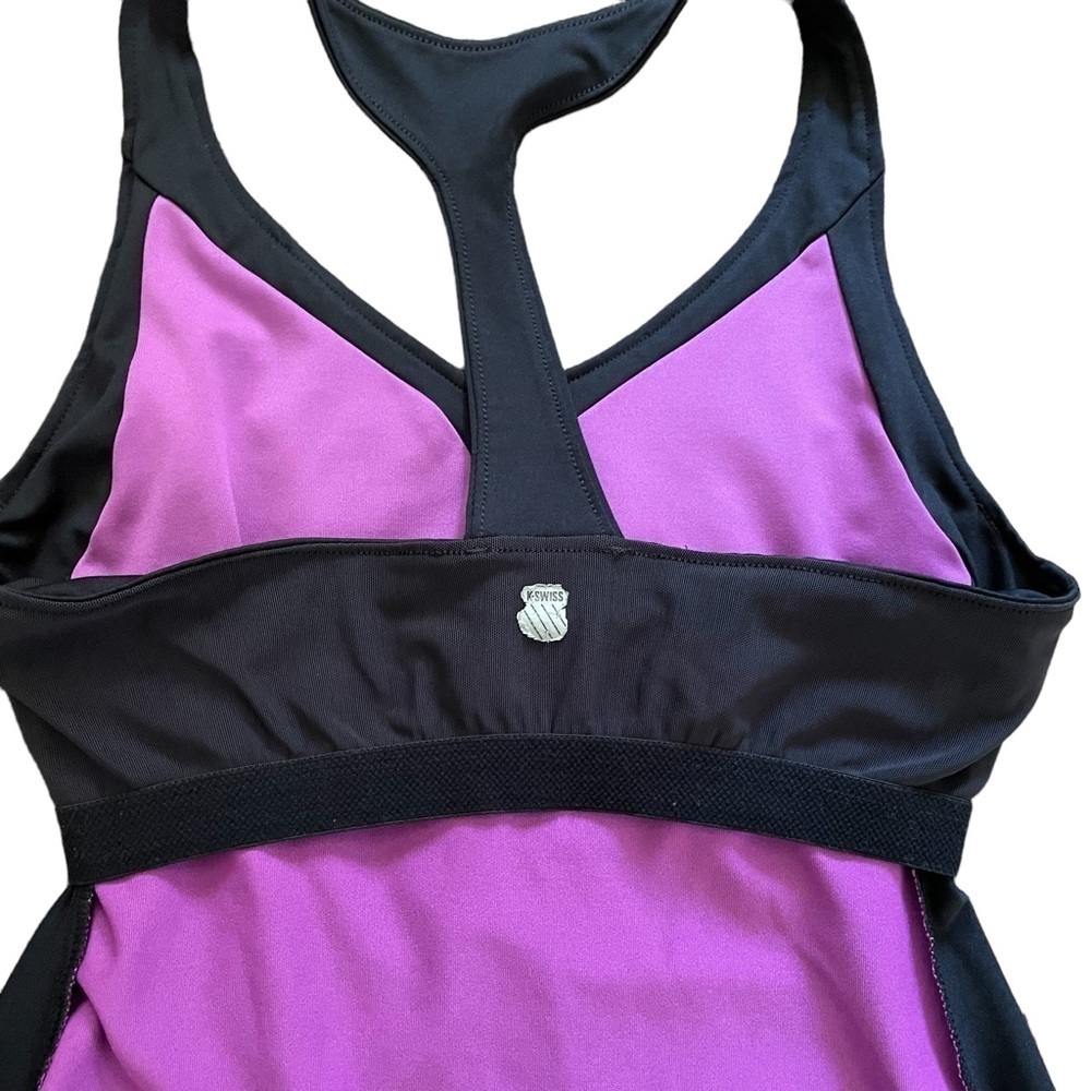 K-Swiss Tennis Dress Size S Purple And Black - Picture 6 of 8